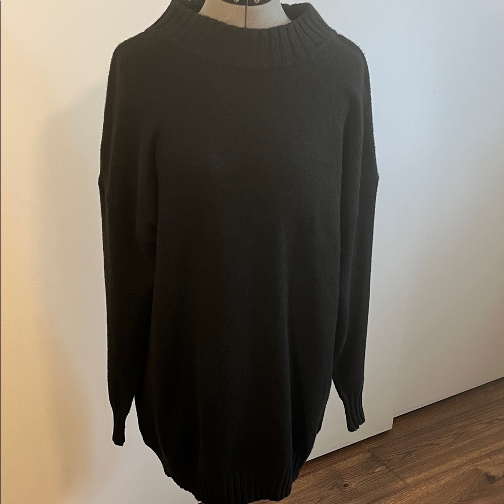 Abound Black Cowl Neck Sweater